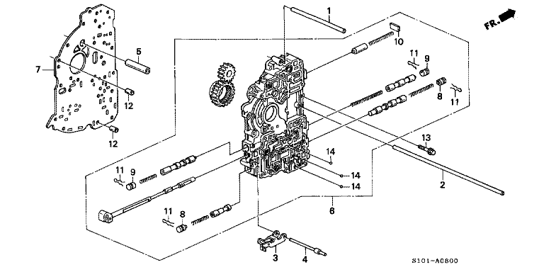 Main valve body