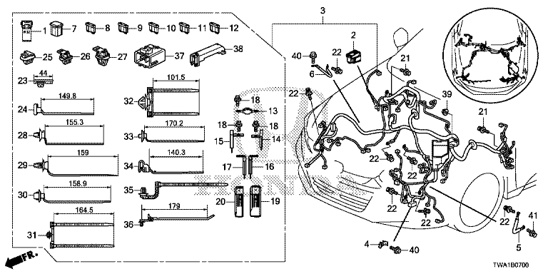 Wire harness (1)