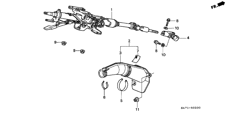 Steering column