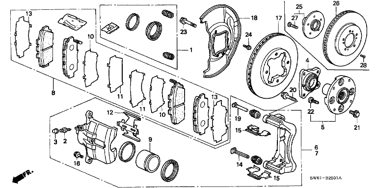 Front Brake (2.5L)