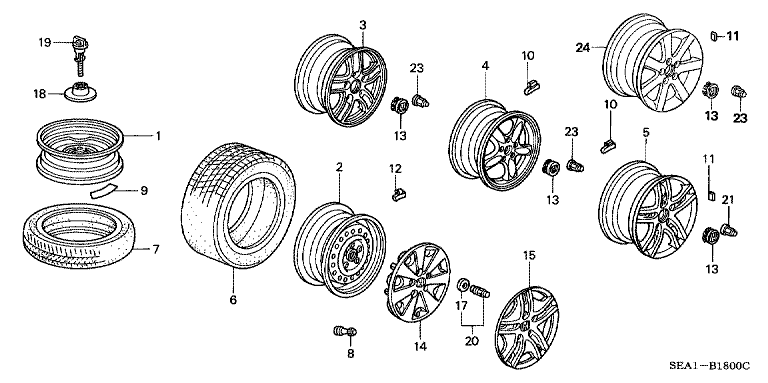 Tire/Wheel disc