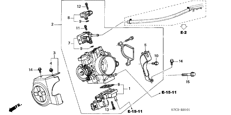 Throttle Body (2.0L) (I-VTEC)