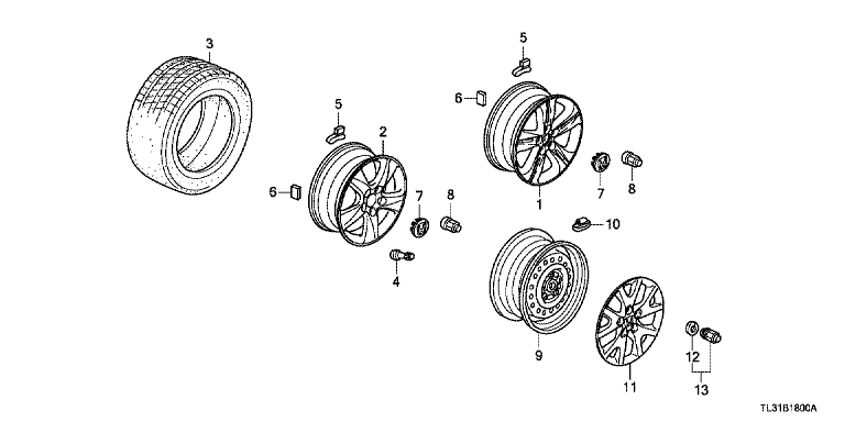 Tire/Wheel disc