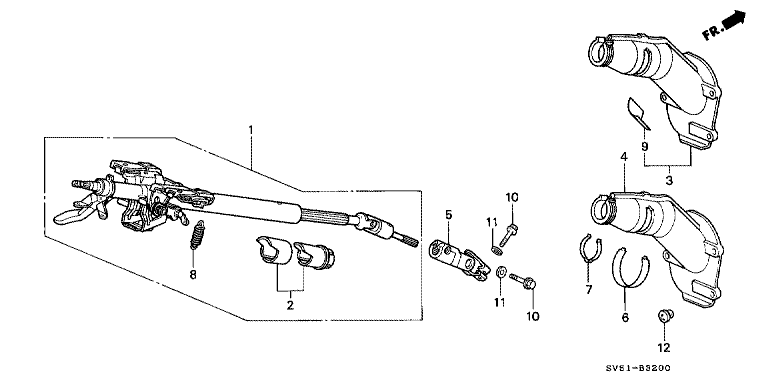 Steering column