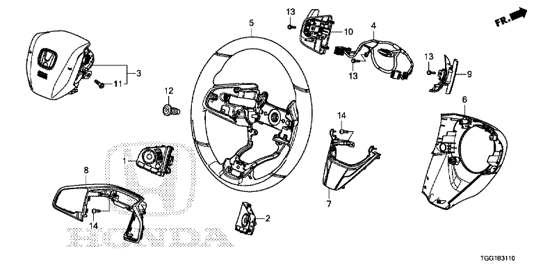 Steering wheel (SRS)