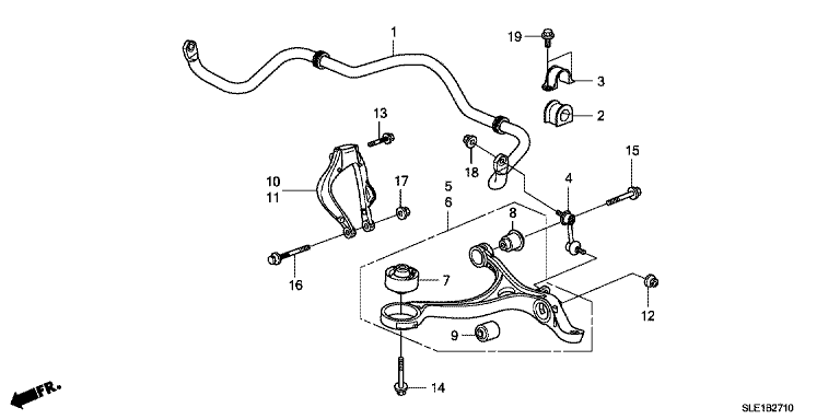Front stabilizer / Front lower arm