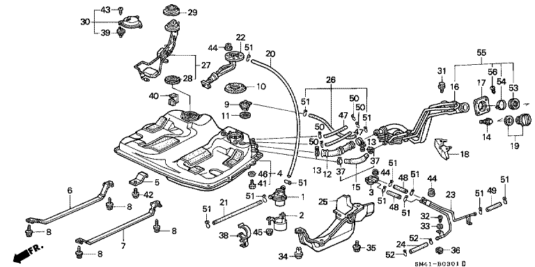 Fuel Tank (Carburetor 4WS)
