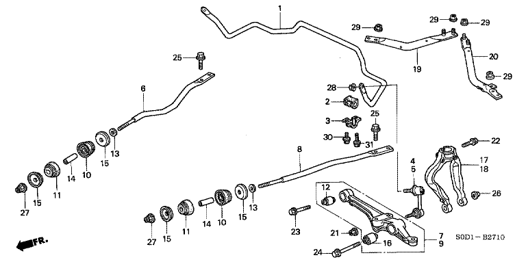 Front lower arm