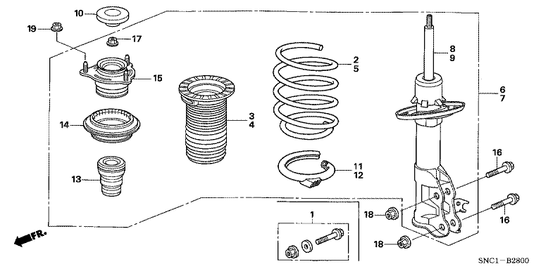 Front damper