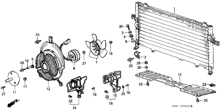 Air conditioner (condenser) (dealer installed)