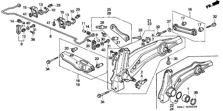 Rear stabilizer / Rear lower arm
