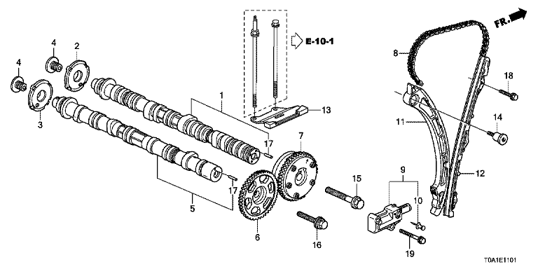 Camshaft/Cam Chain (2.4L)