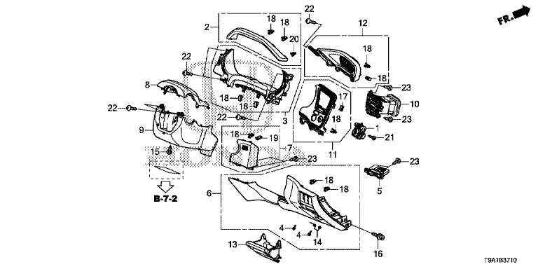 Instrument Panel Garnish (Driver Side)