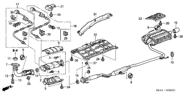 Exhaust Pipe (4WD)