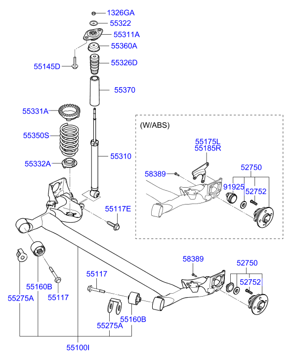 Rear Spring & Shock Absorber