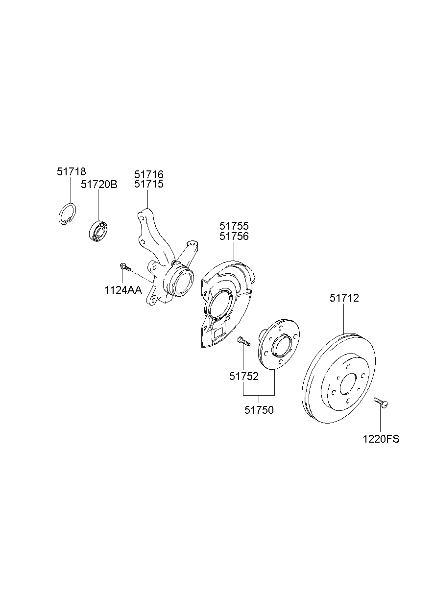 Front Axle Hub