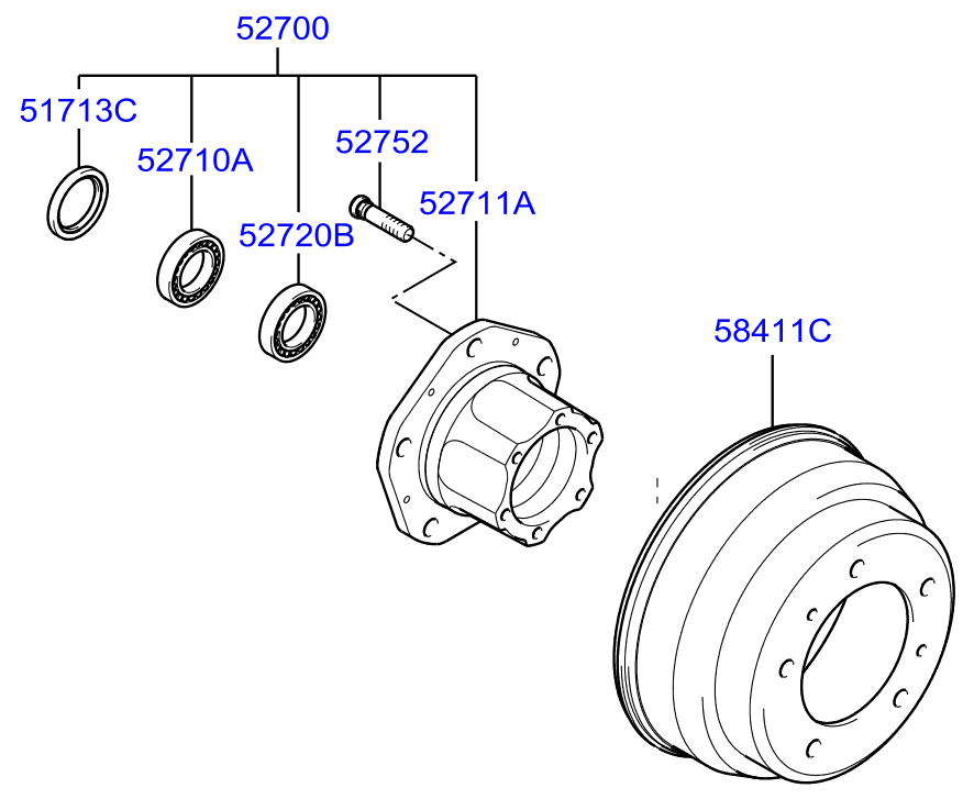 Rear Wheel Hub