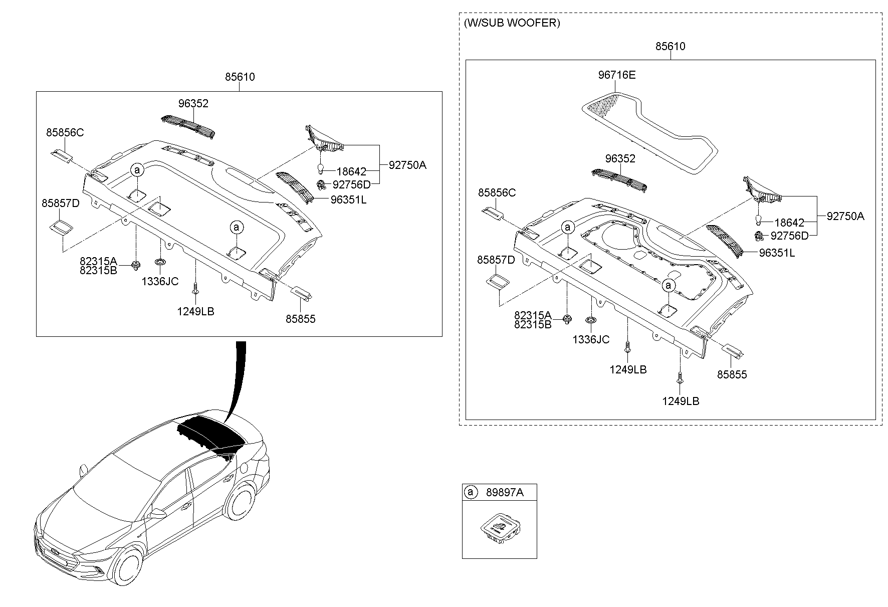 Rear Package Tray