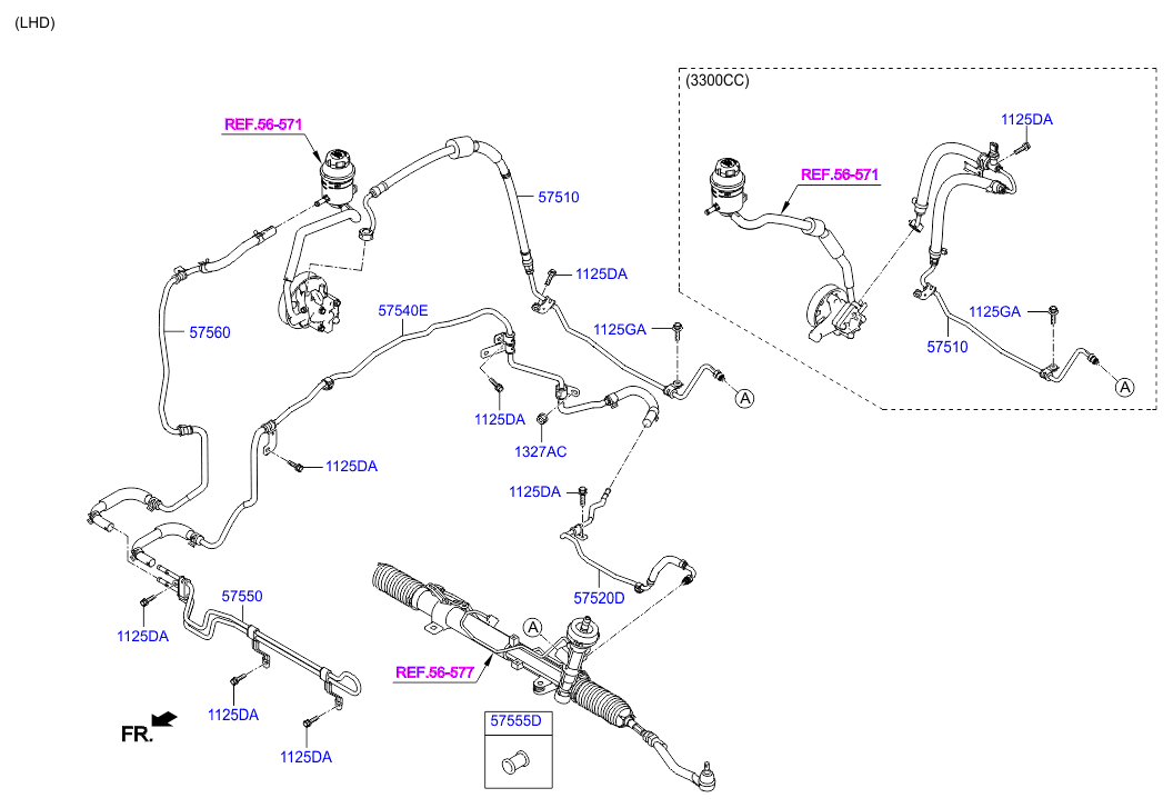 Power Steering Oil Line
