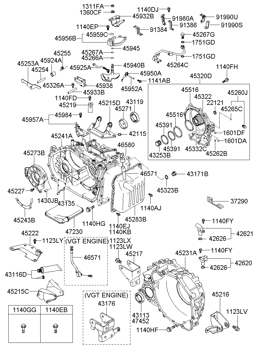Auto Transmission Case