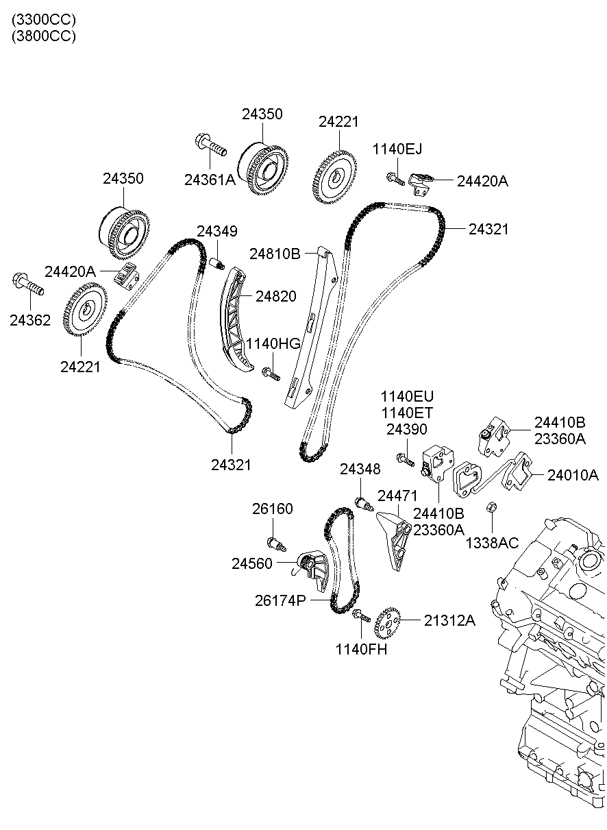 Árbol de levas y válvula