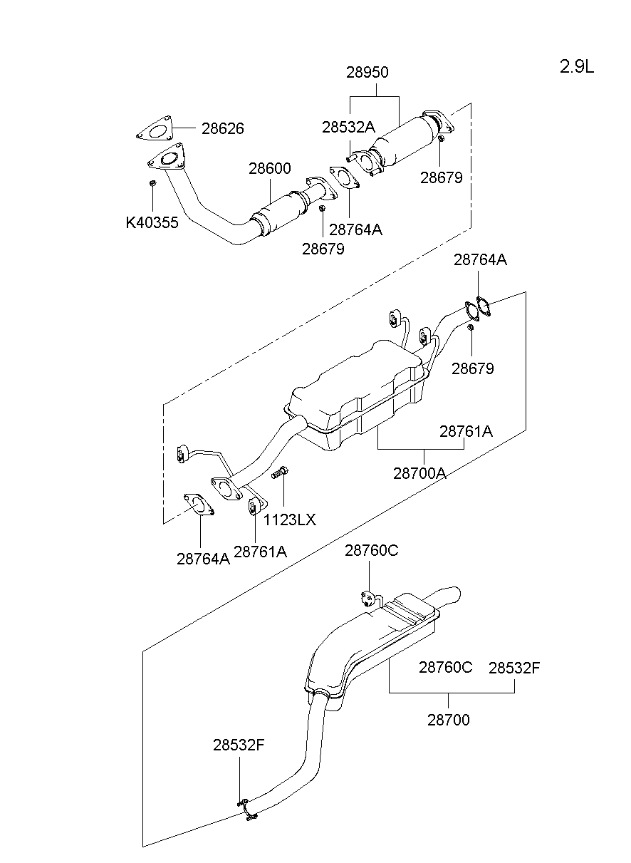 Muffler, Exhaust Pipe