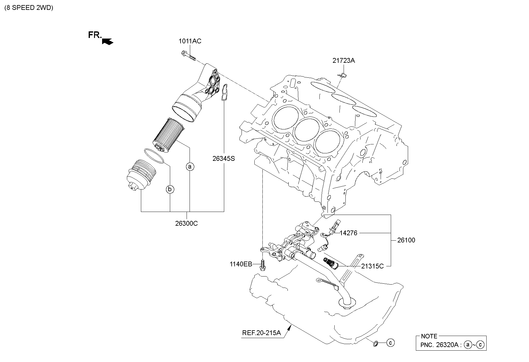 Front Case Oil Filter