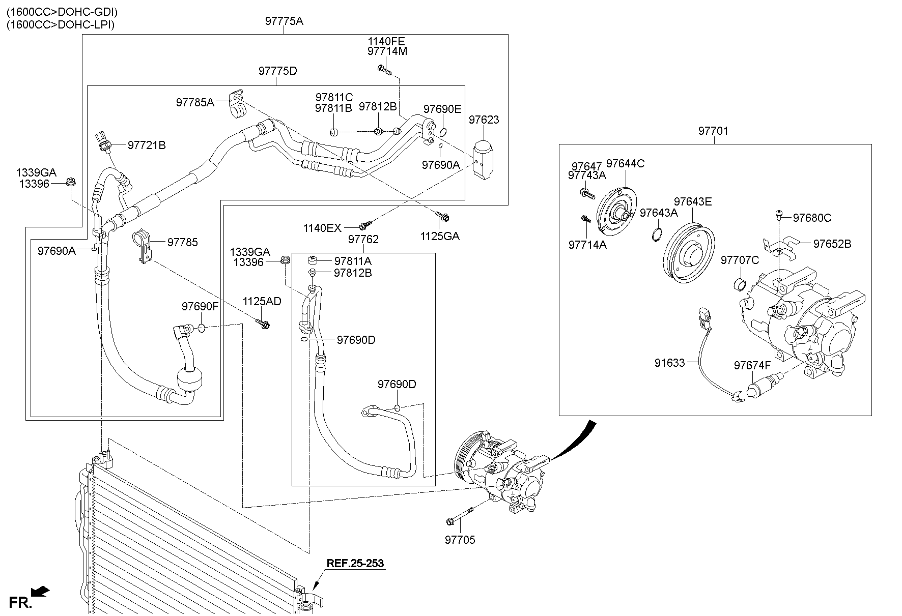 Aircon System Cooler Line