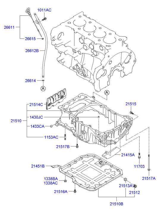 Belt Cover Oil Pan