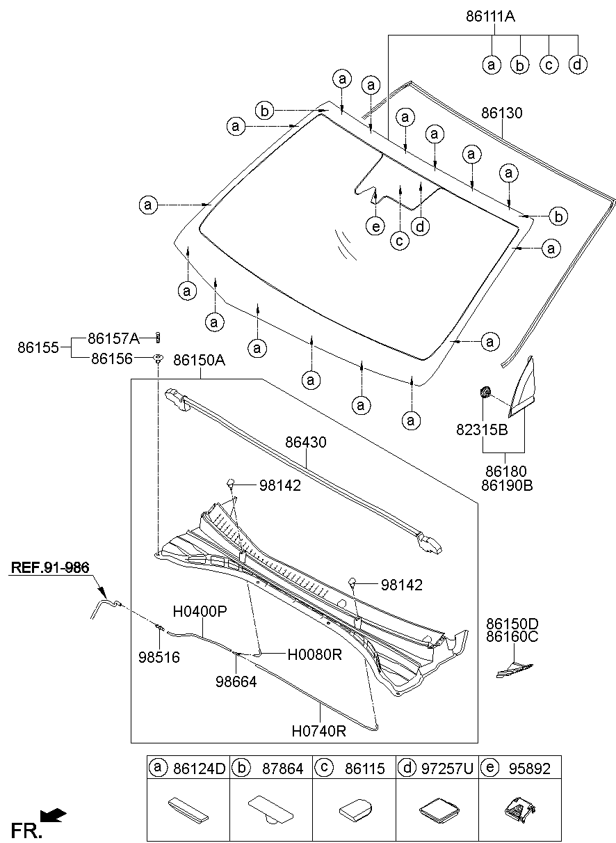 Windshield Glass