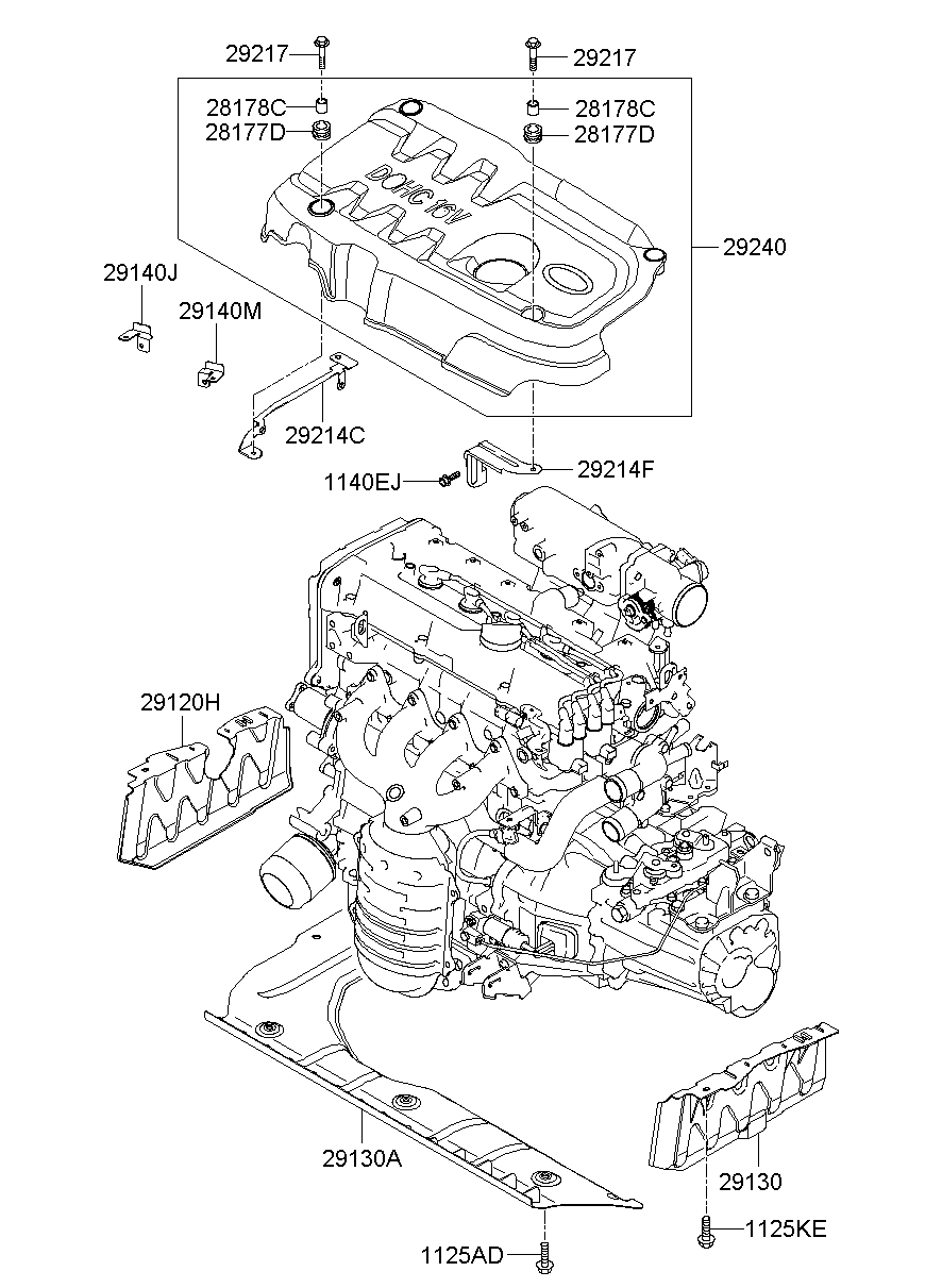 Mud Guard Engine Cover