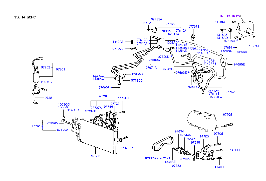 Air Conditioning Cooler Line