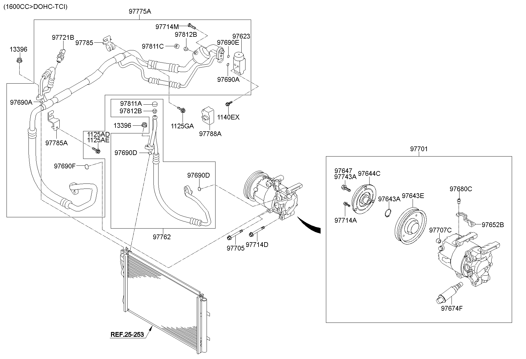Aircon System Cooler Line