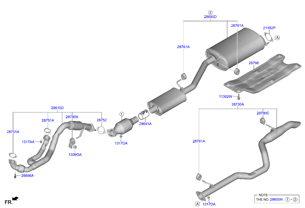 Muffler, Exhaust Pipe