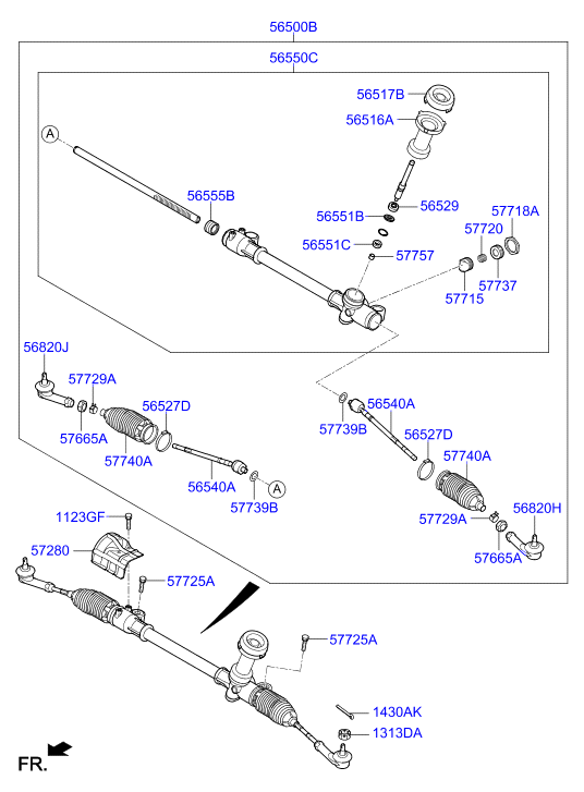 Power Steering Gear Box