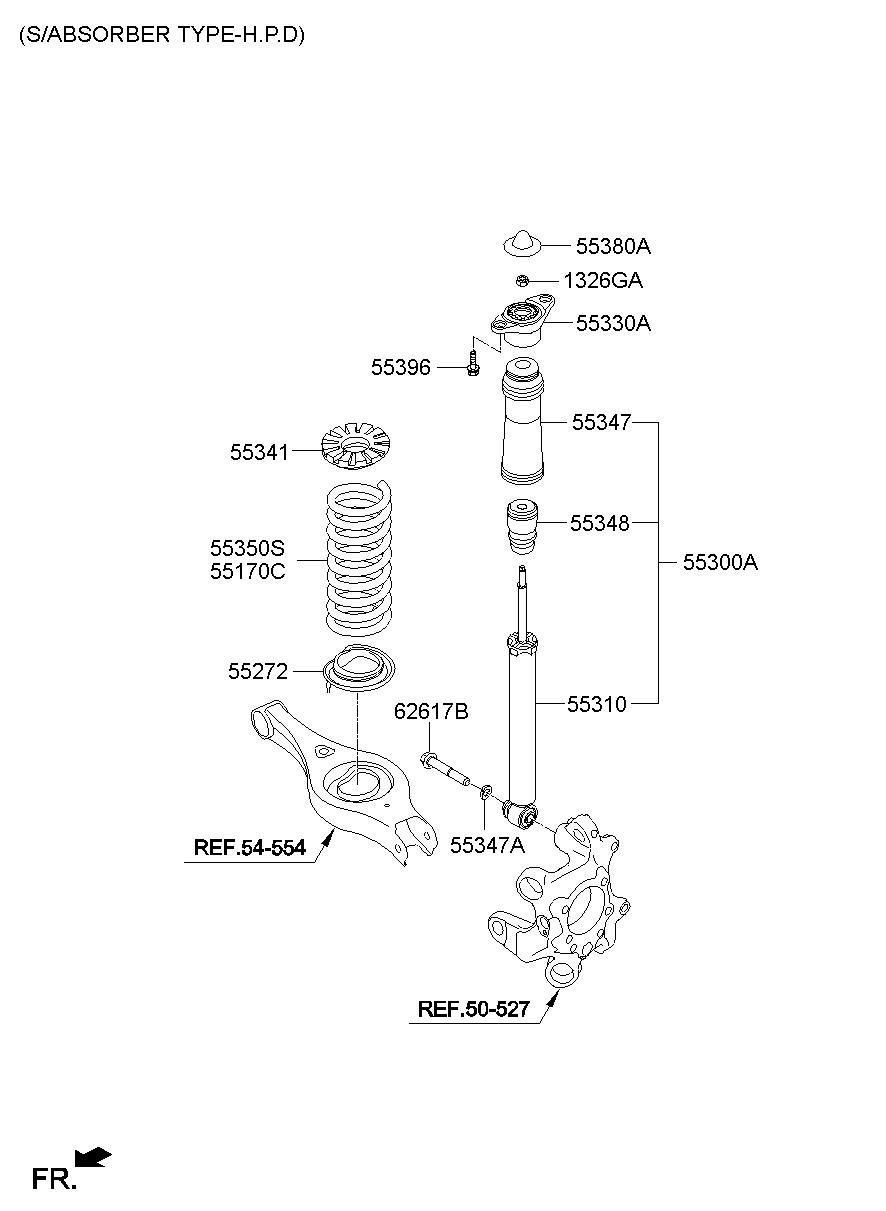 Resorte del amortiguador trasero