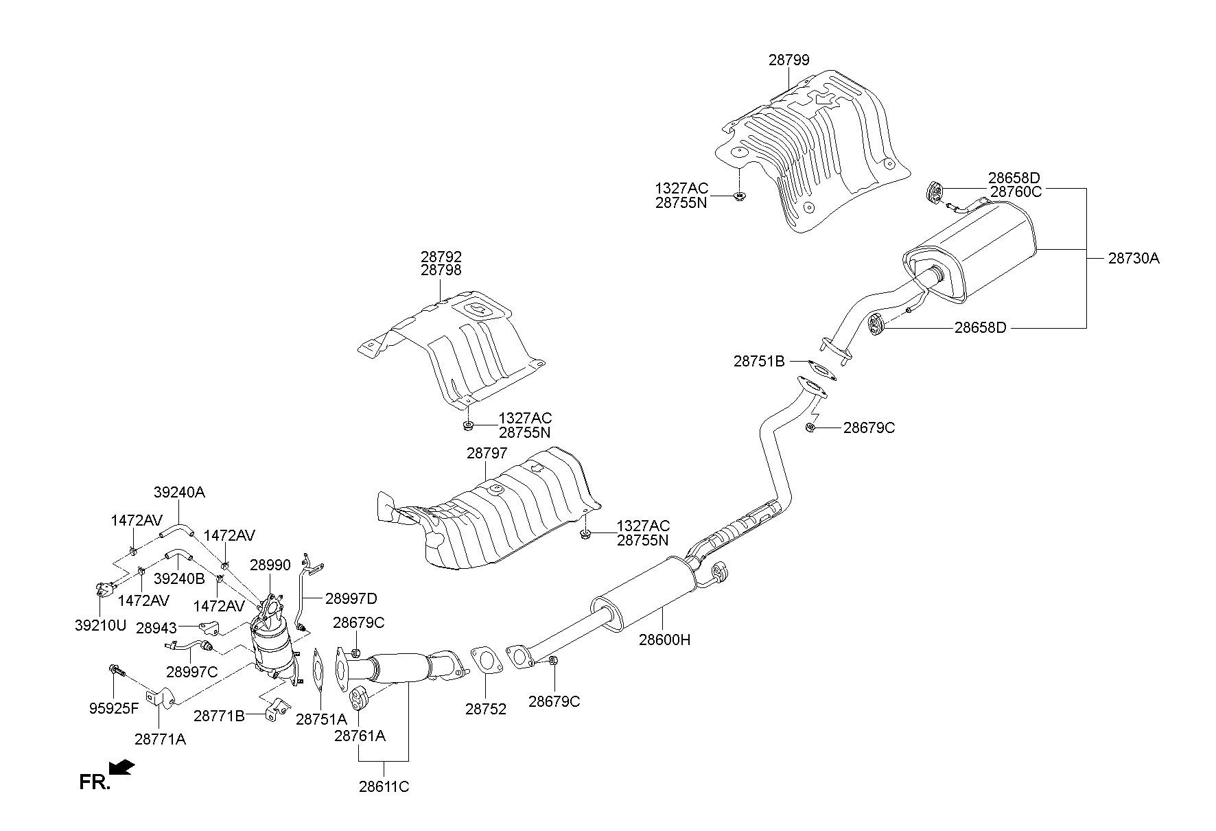 Muffler, Exhaust Pipe