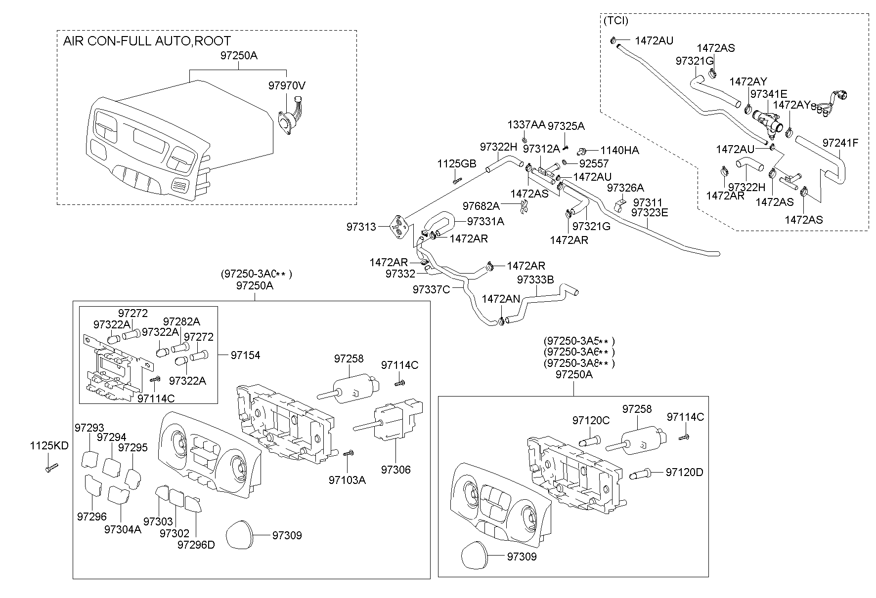 Heater System Control Duct