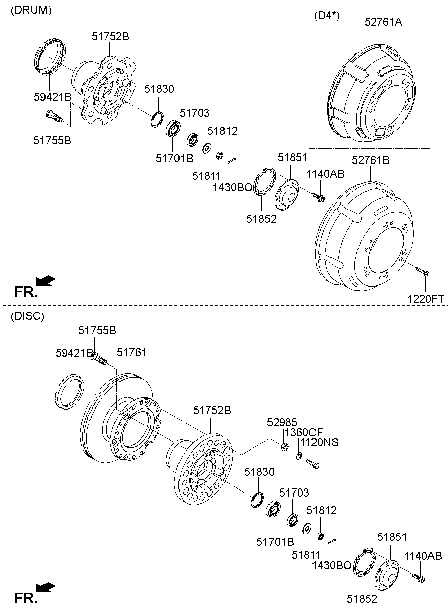 Front Axle Hub