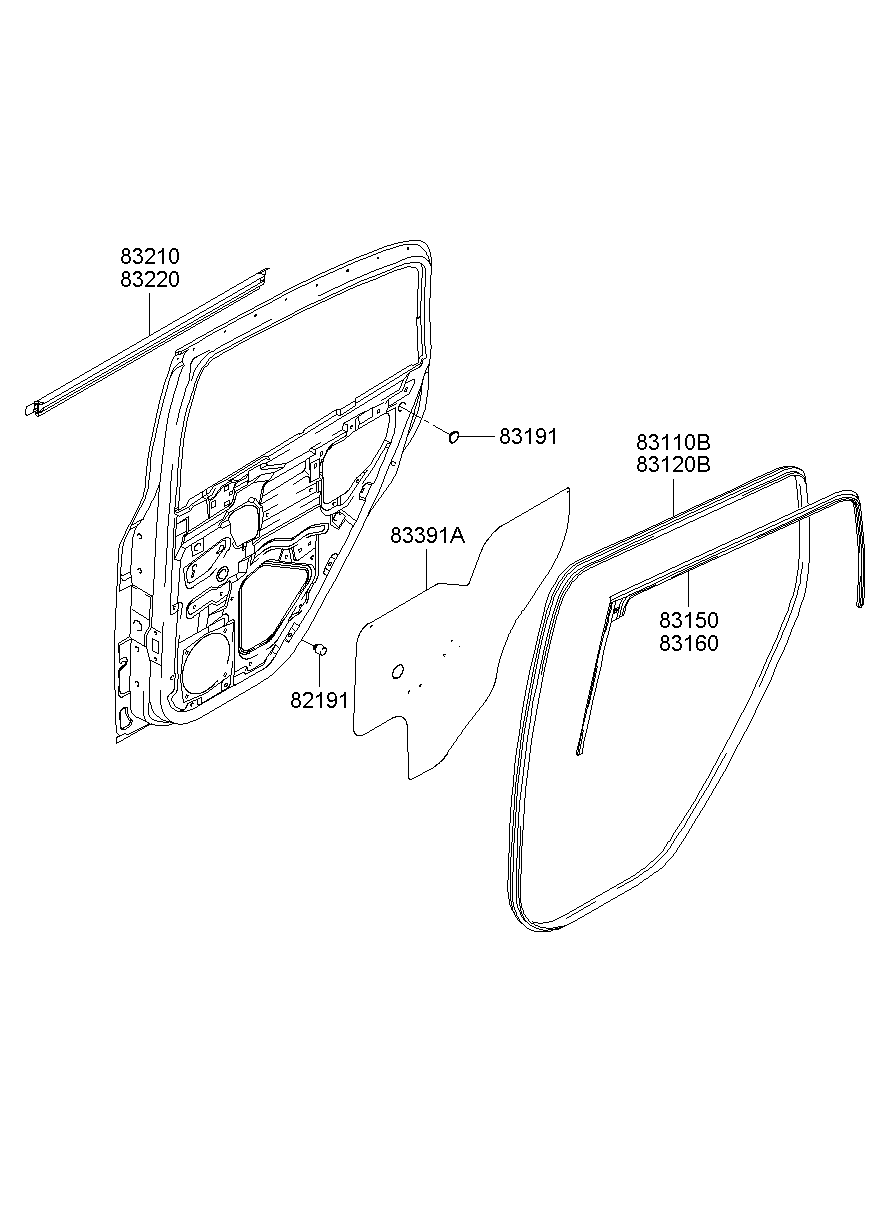 Rear Door Moulding