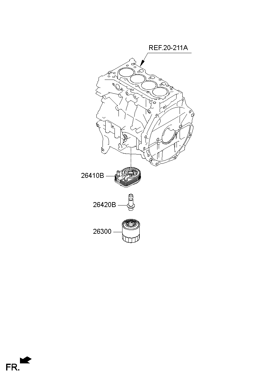 Front Case Oil Filter