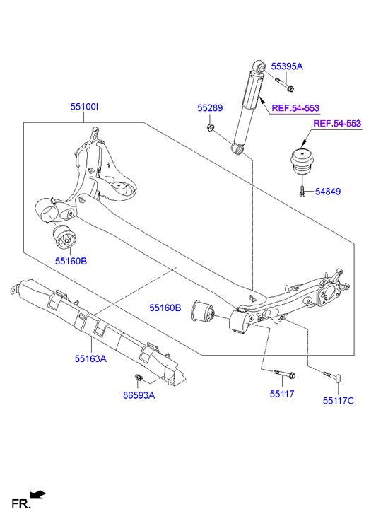 Rear Suspension Control Arm