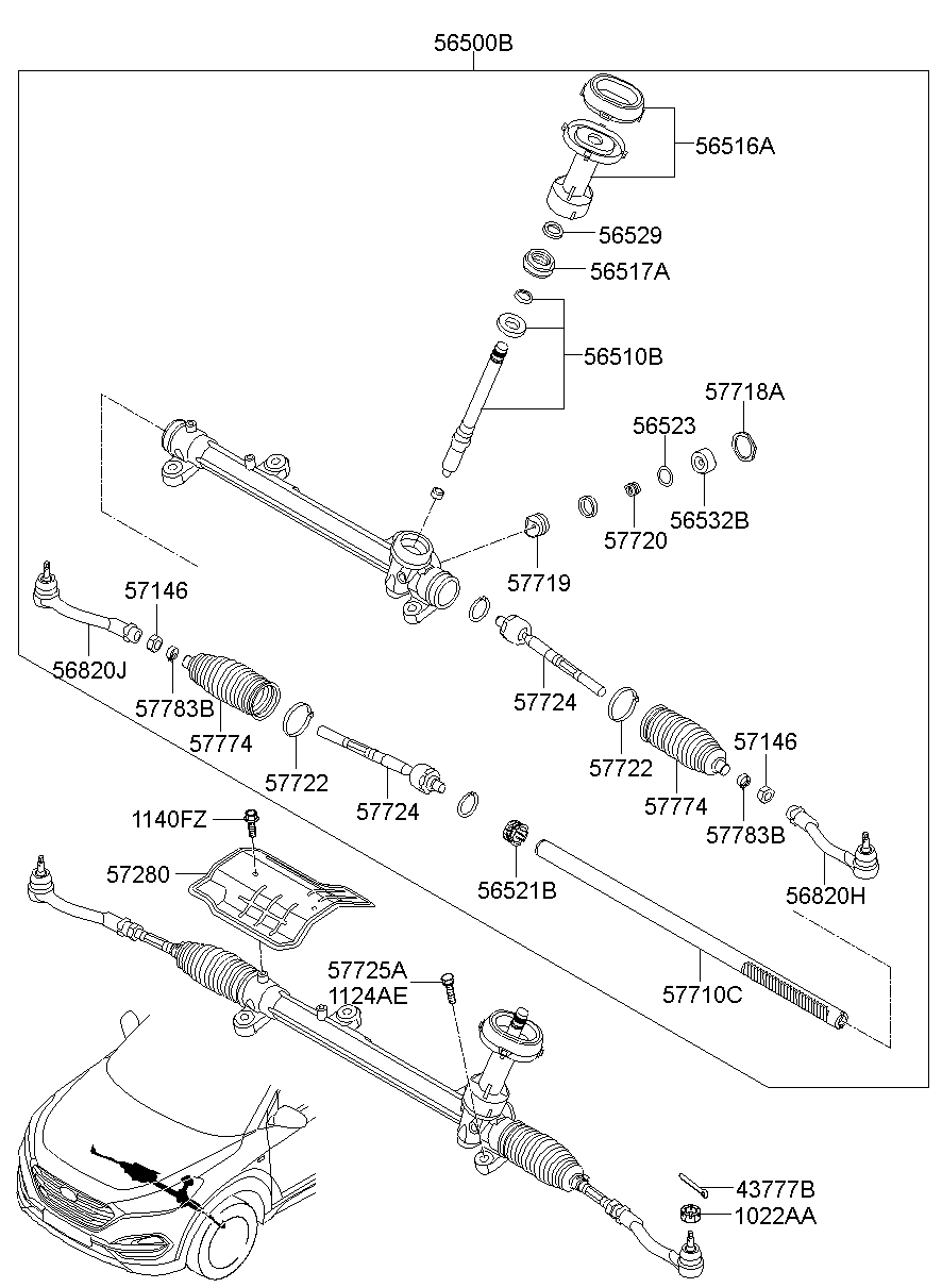 Power Steering Gear Box