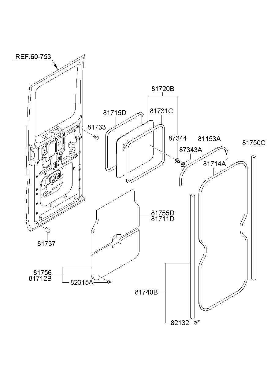 Rear Door Trim