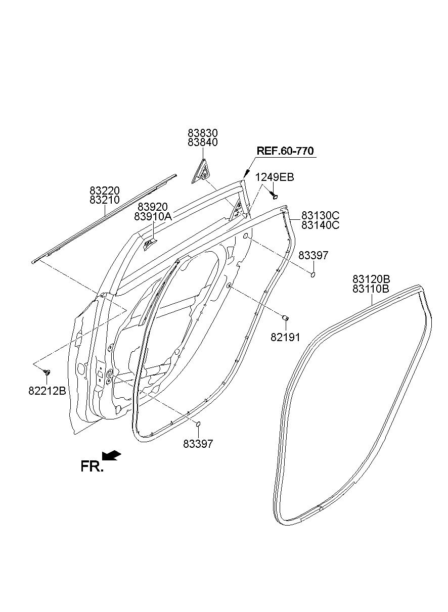 Rear Door Moulding