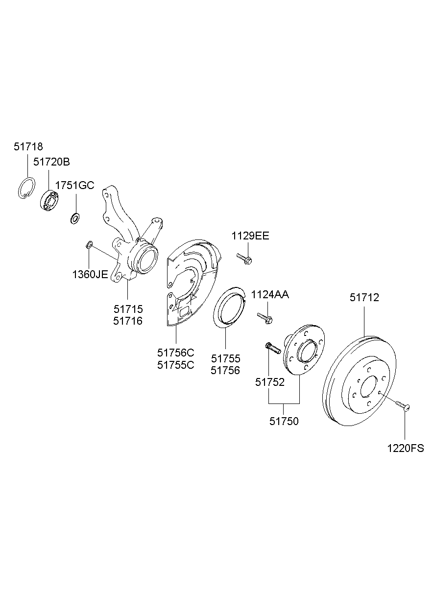 Front Axle Hub