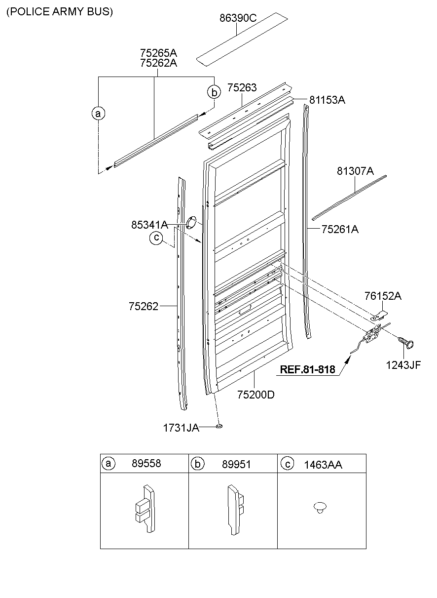 Swing Rear Door