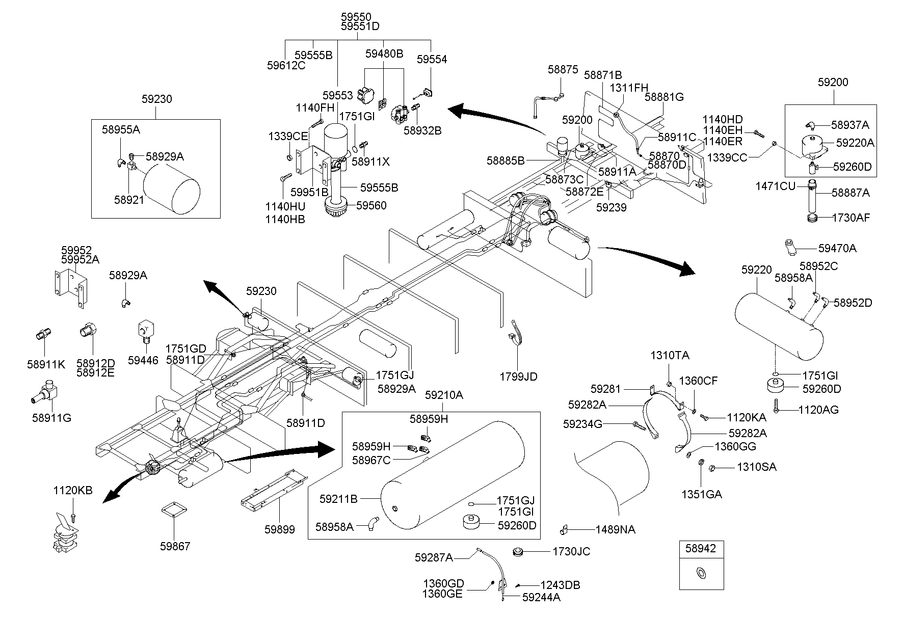 Air & Vacuum Tank Brake