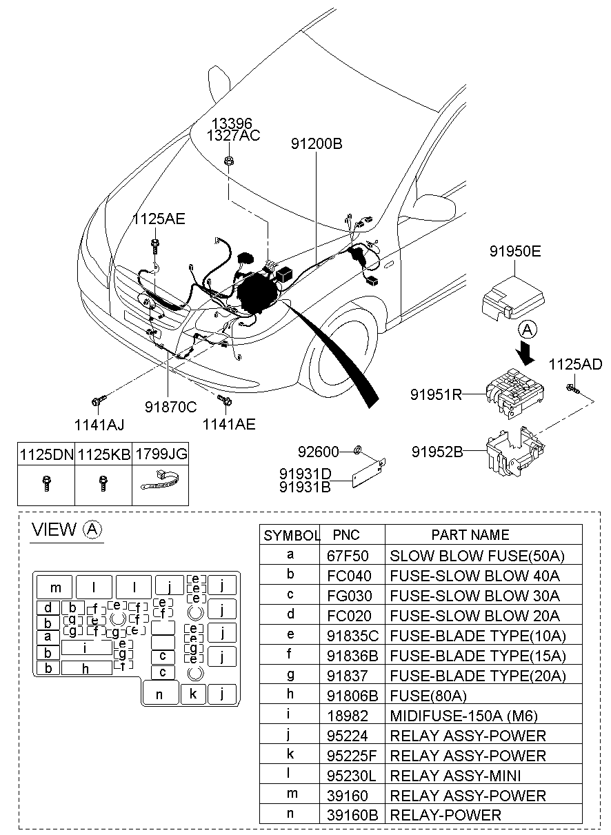 Front Wiring