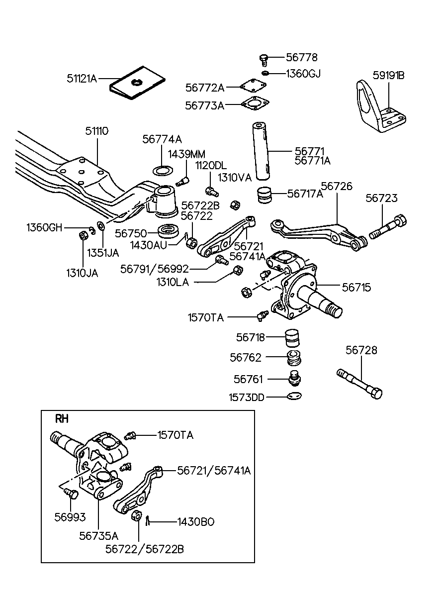 Front Axle Assy